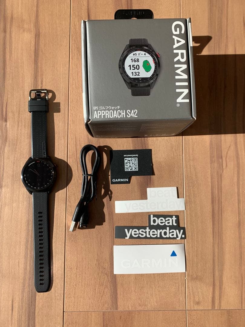 タクヤさん専用【美品】GARMIN APPROACH S42 ブラックGPSナビ