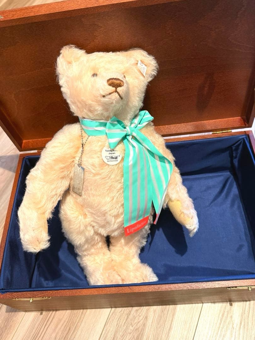 限定シリアルナンバー入り【レア】Teddy Rose テディベア木製ボックス付き