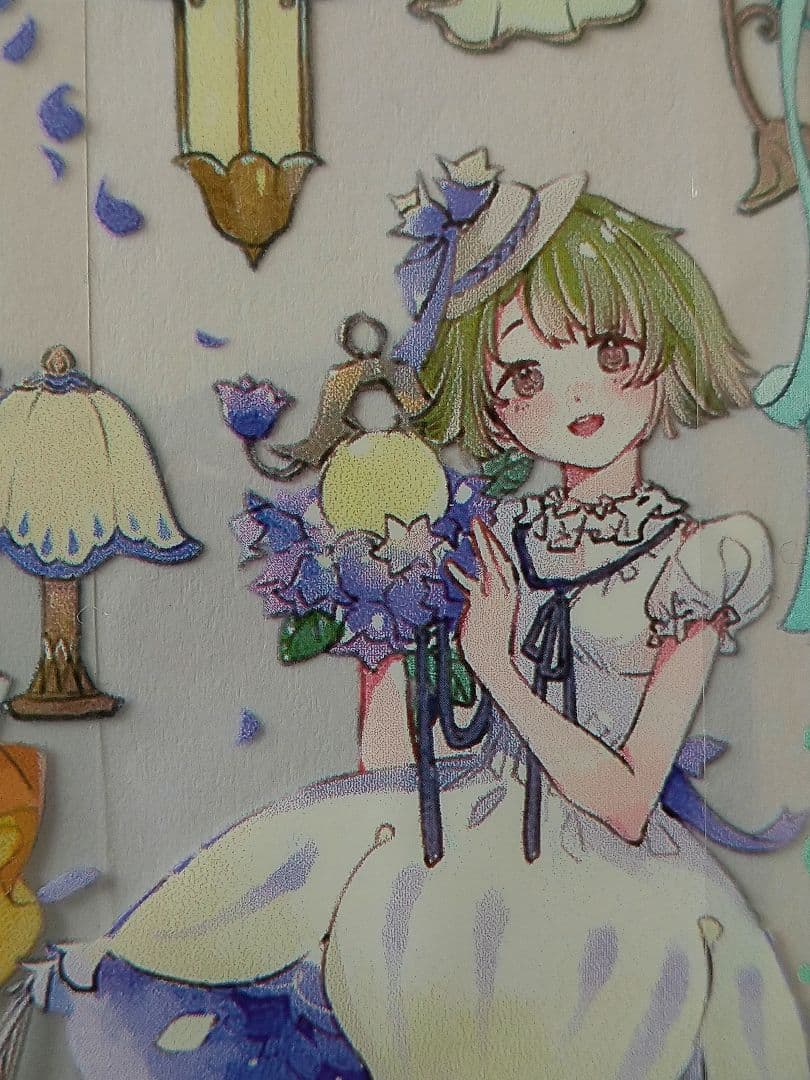 J68＃凋零誕生(PET) 当季限定切り売り海外人物マステ女の子