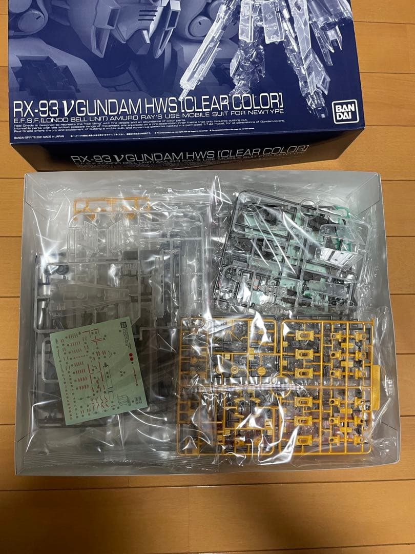 RG 1/144 νガンダムHWS [クリアカラー]