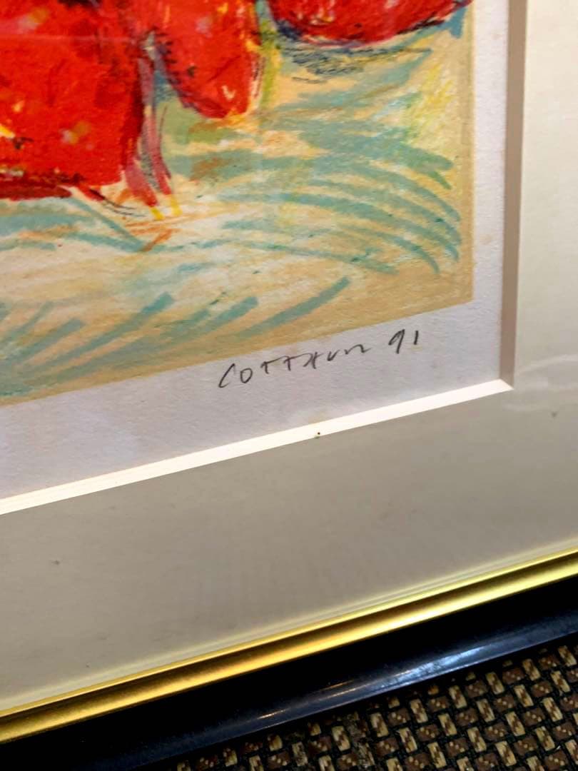 シリアルナンバー有り　アンドレ・コタボ　「赤い果物」