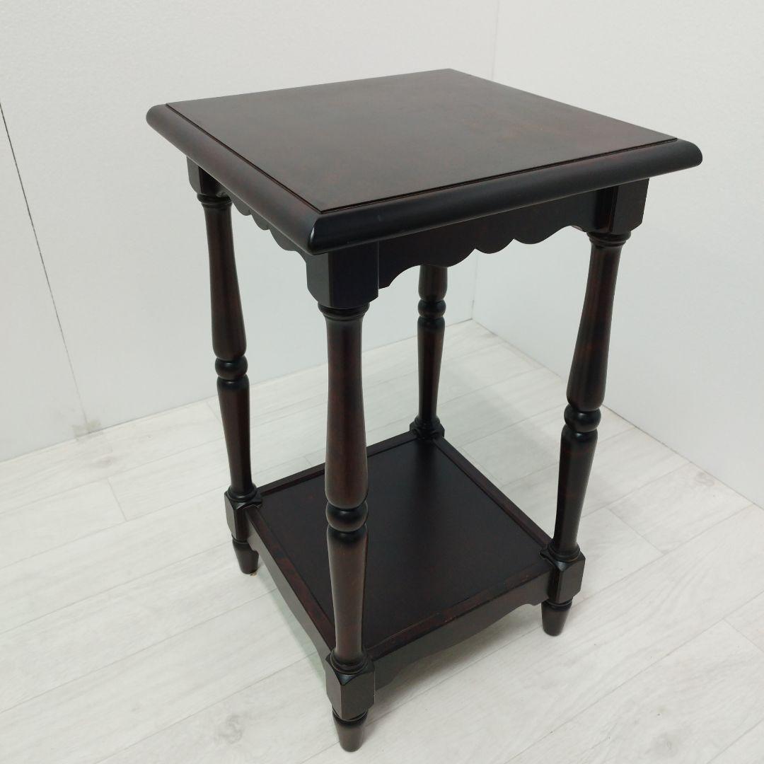 【直接引取可】北海道民芸家具 花台 電話台 サイドテーブル