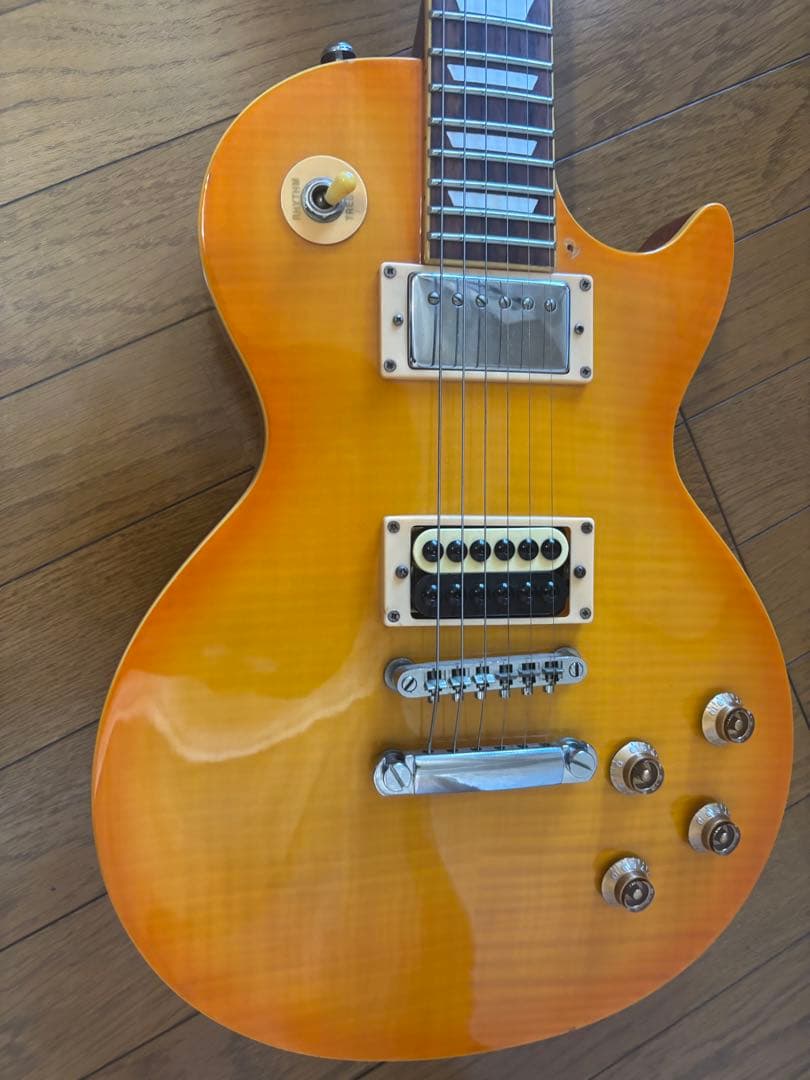 メーカー不明レスポール。 ピックアップ交換美品