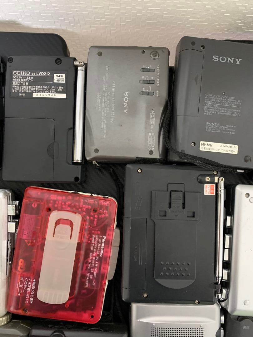 SONY.PANASONIC.ポータブルプレーヤー.カセット.ラジオ.まとめ売り