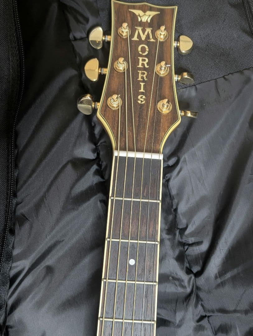 【最終値下】MORRIS MG-702S アコギ ピックアップ、弦 ケース他