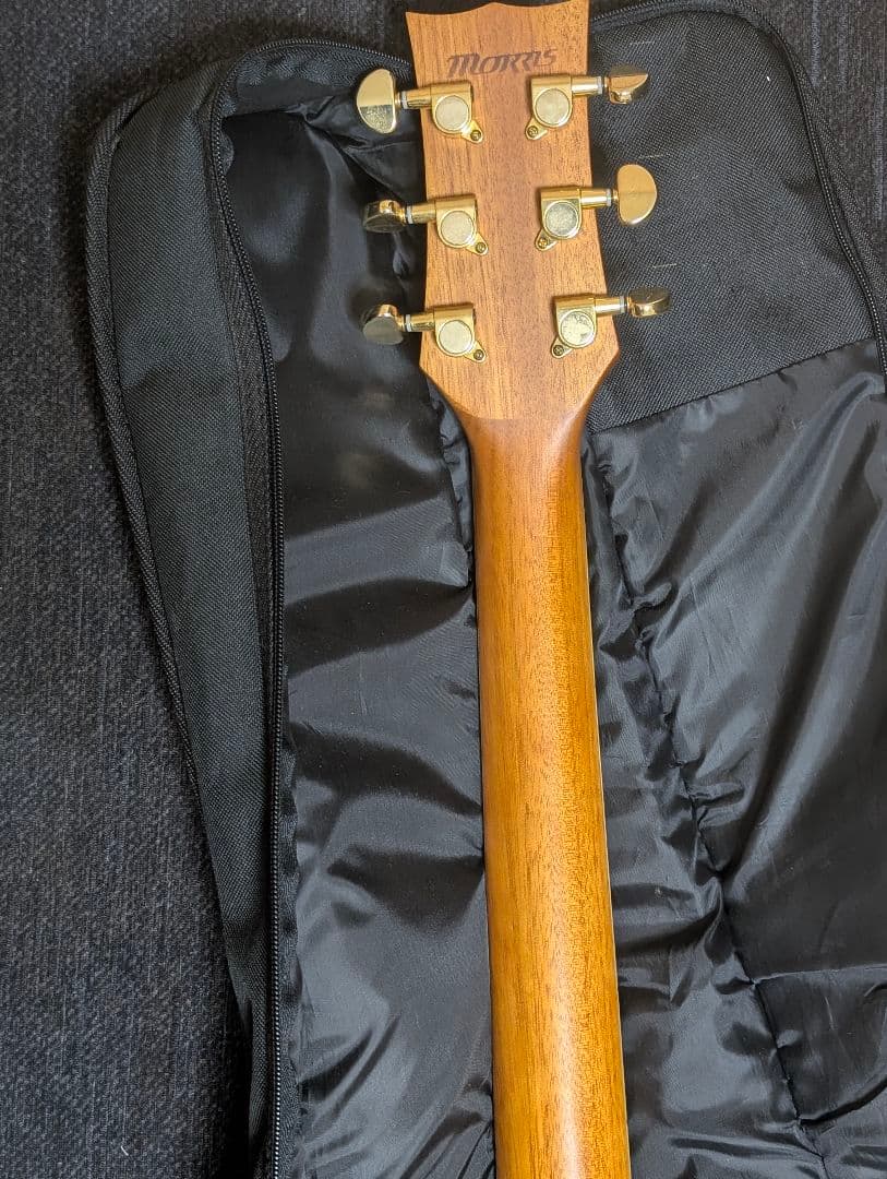 【最終値下】MORRIS MG-702S アコギ ピックアップ、弦 ケース他