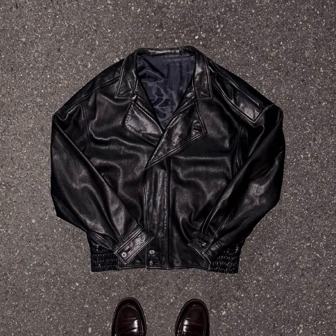 leather jacket 本革 archive 90s