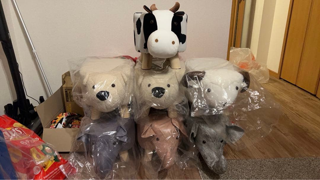 アニマルスツール　7個セット　未使用品