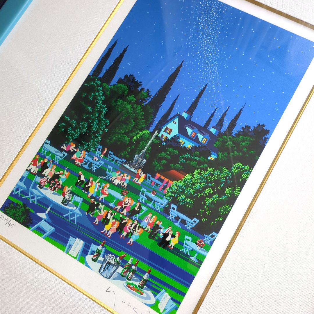 *お値下げ* ヒロヤマガタ「スターライト イブニング」直筆サイン 額縁入り