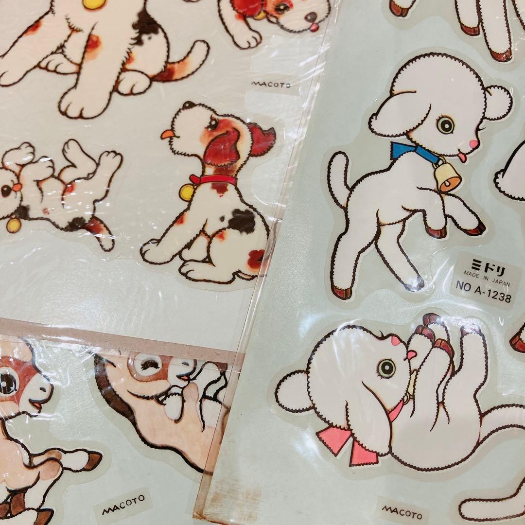 昭和レトロ ミドリ アクセサリーシールセット 内藤ルネ、高橋真琴