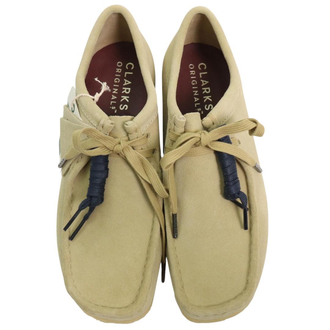 未使用 クラークス 26155515 ワラビー メープルスエード 25.0cm