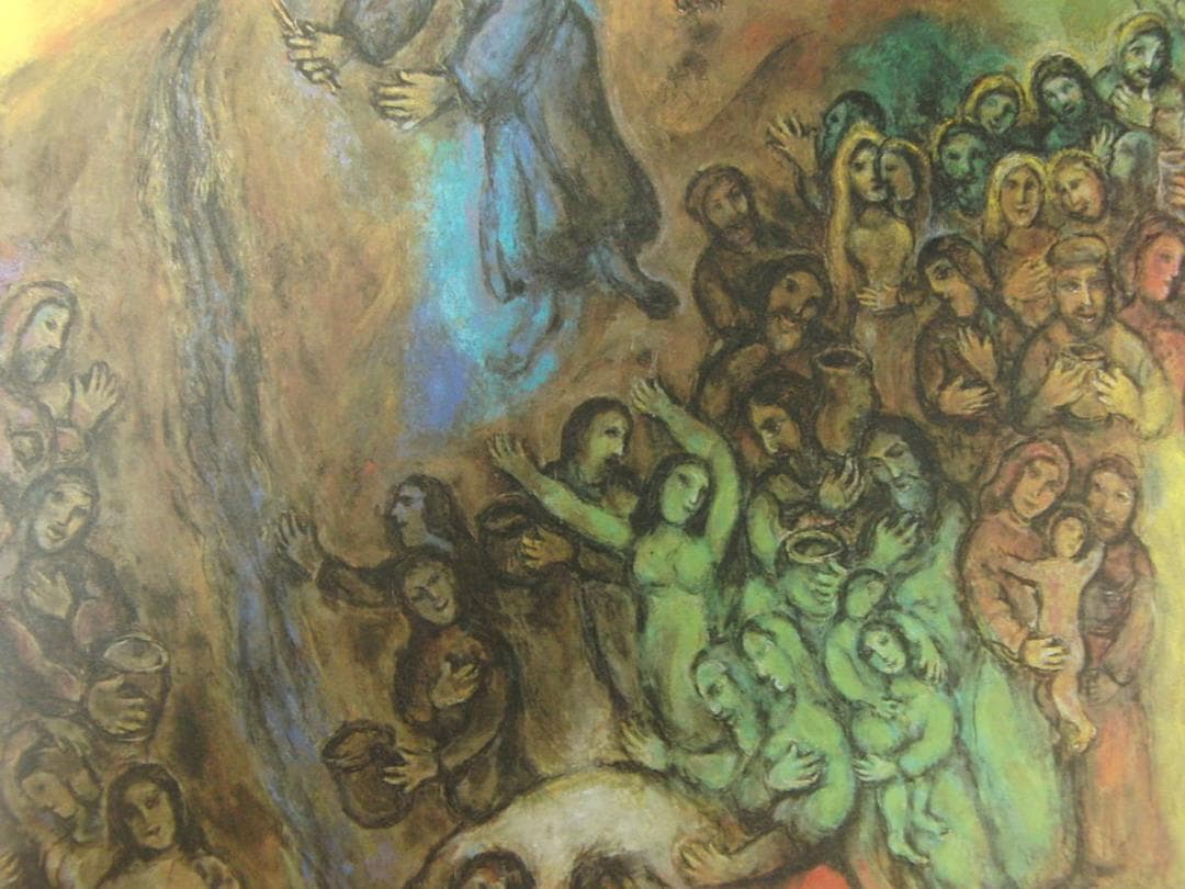 マルク・シャガール、「Le Frappement du Rocher」、厳選