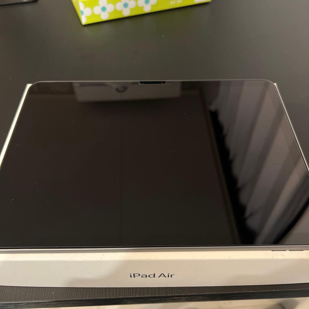 iPadAir第6世代M2 スペースグレー BoYataスタンド、純正ケース付き