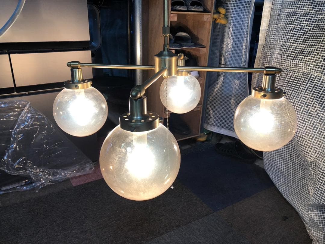 Y♦697 HERMOSA ムーンクロス シーリングランプ GS-014