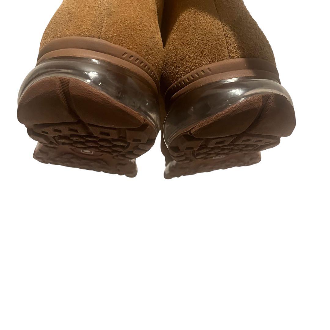 美中古　tomo&co air モカシンブーツ　スニーカー　厚底　28 スエード