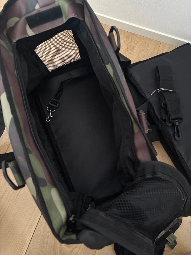 【美品】3way犬用キャリーバッグ迷彩