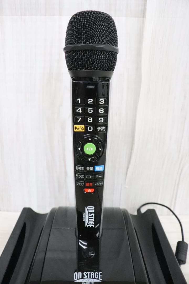 ■パーソナルカラオケ PK-NE01W ON STAGE 箱付き 通電確認OK♪