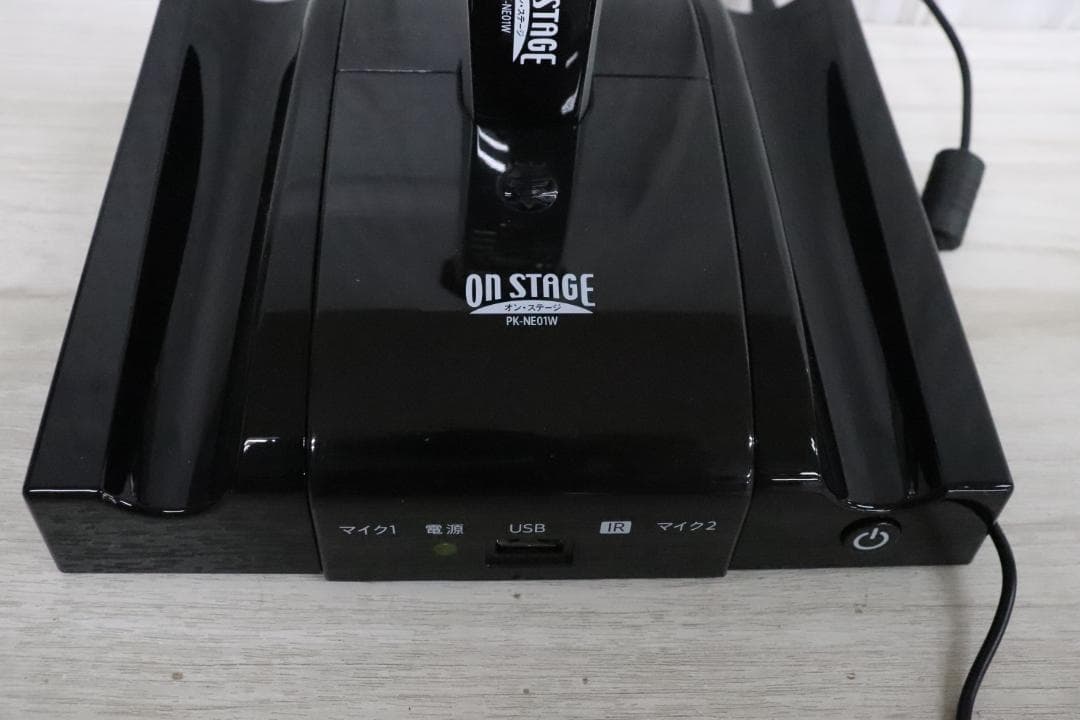 ■パーソナルカラオケ PK-NE01W ON STAGE 箱付き 通電確認OK♪