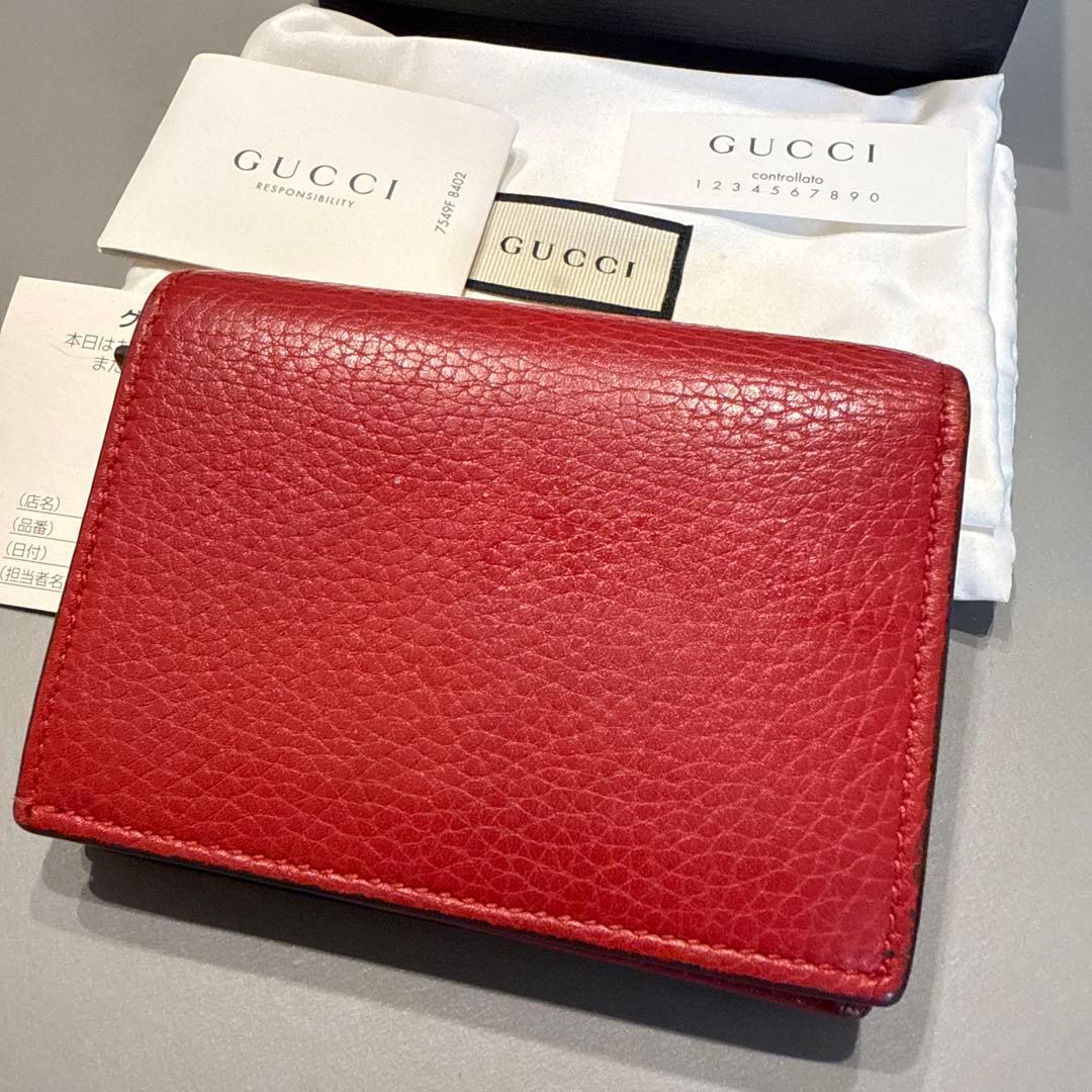 値下げしました　GUCCI アニマリエ タイガー 二つ折財布