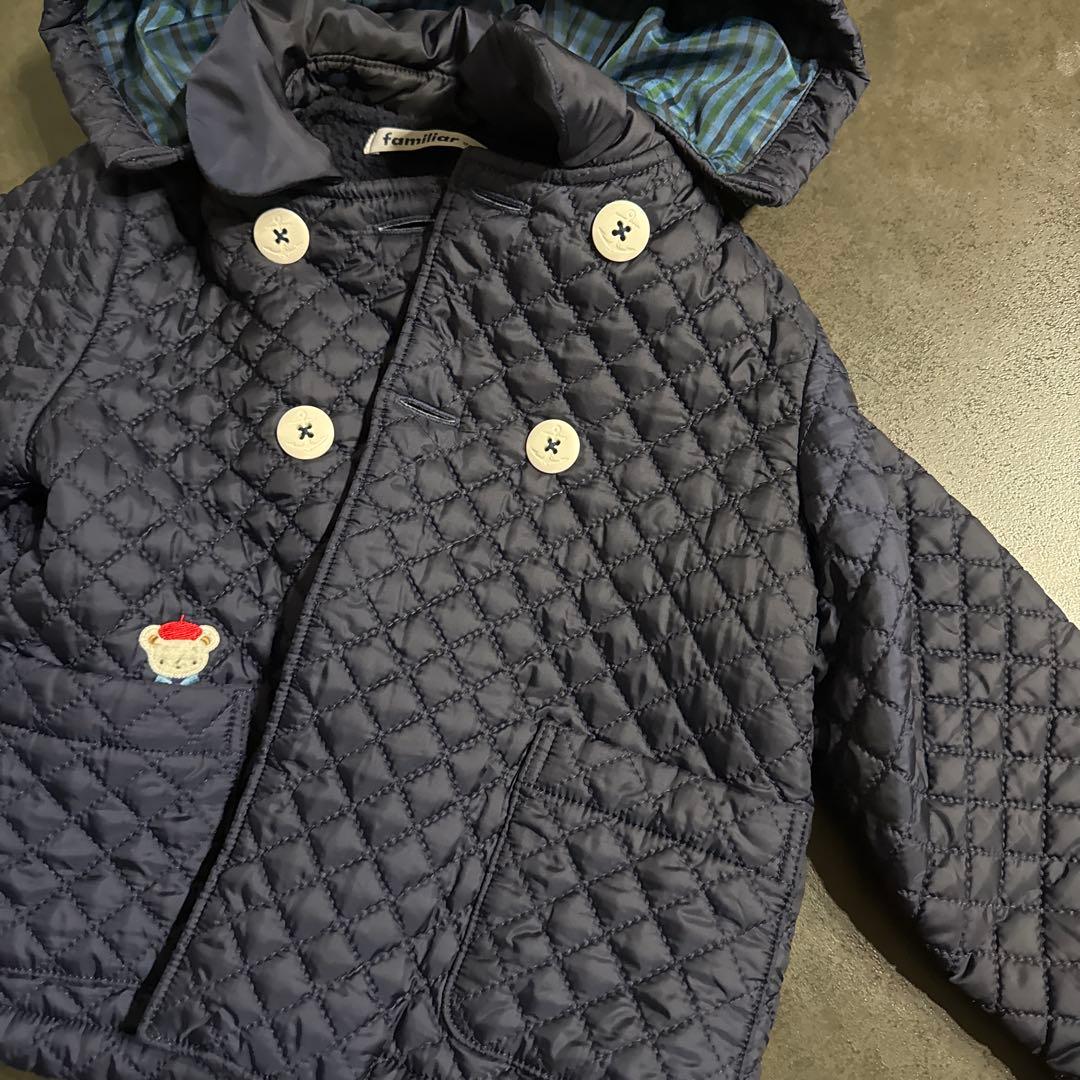 familiar ファミリア　キルティング　アウター　コート　90サイズ