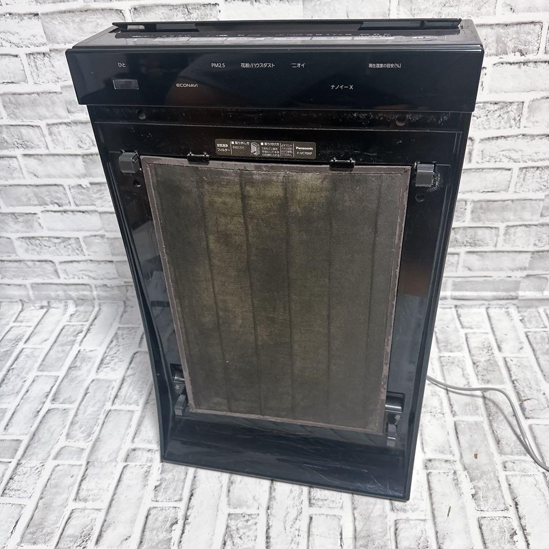 Panasonic 加湿空気清浄機 ナノイーX 木目調　F-VC70XP