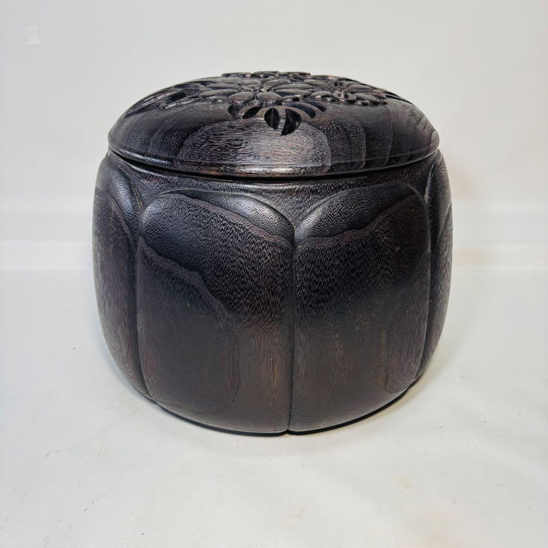 平安清鳳作　菊桐　手焙　①