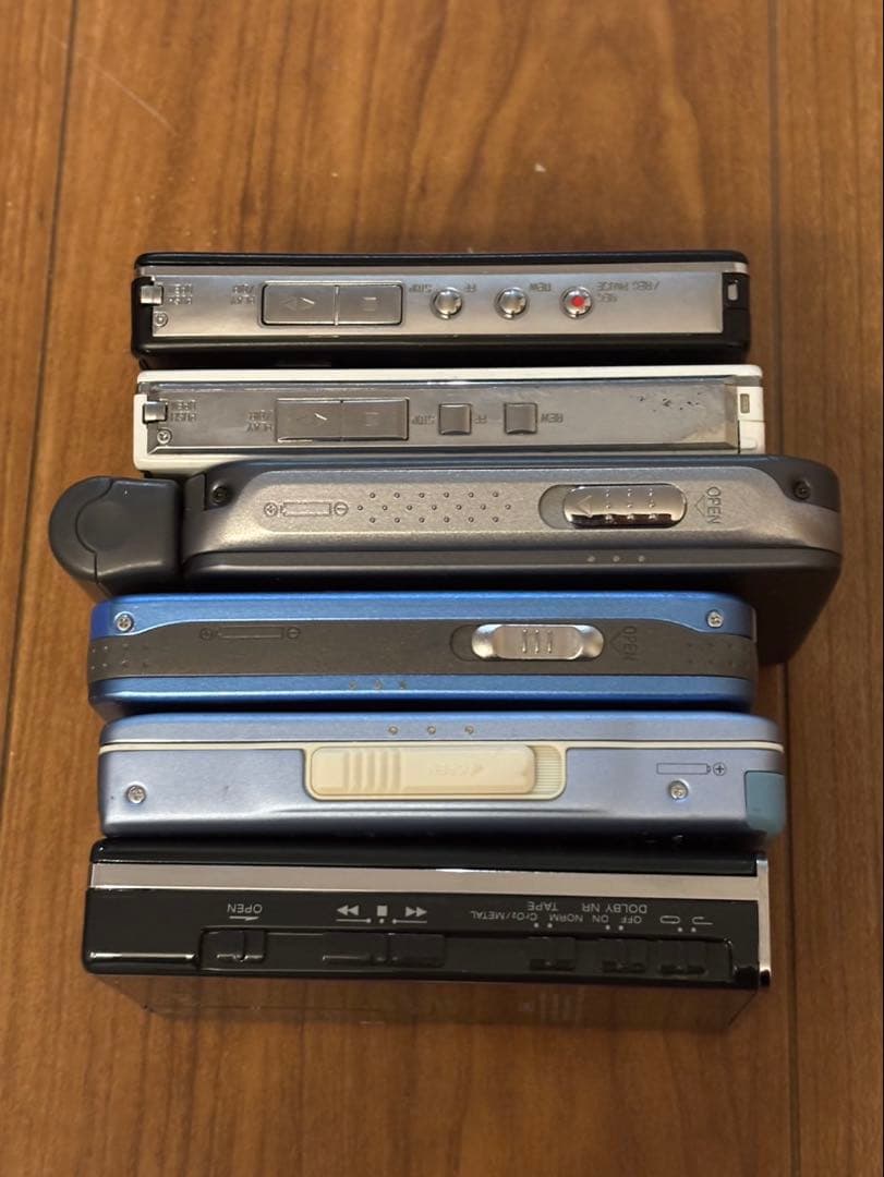 SONY Panasonicカセットプレーヤー　6台　ジャンク
