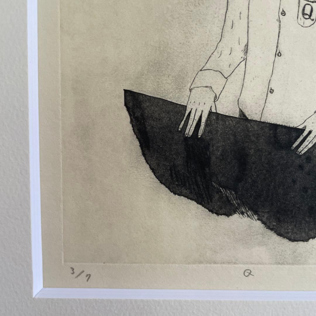 樋口佳絵　紙版画「Q」　検/草間彌生　奈良美智　村上隆