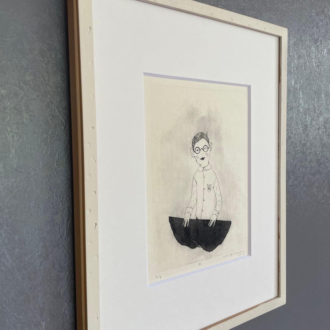 樋口佳絵　紙版画「Q」　検/草間彌生　奈良美智　村上隆