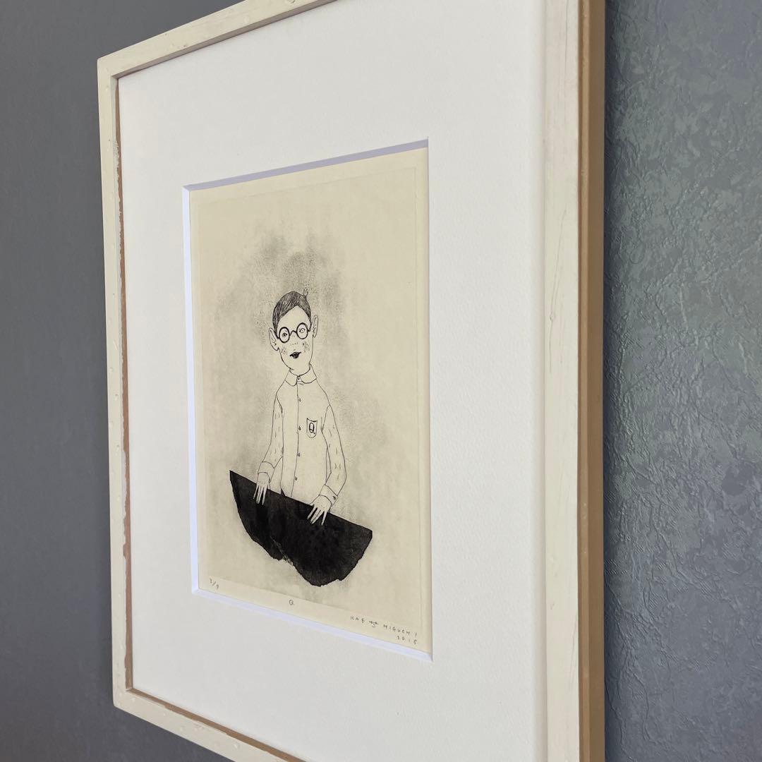 樋口佳絵　紙版画「Q」　検/草間彌生　奈良美智　村上隆