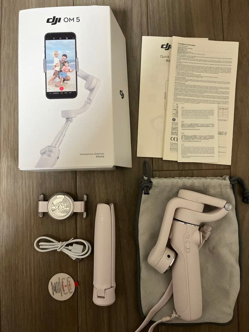 【スマホ用ジンバル】DJI Osmo Mobile 5 サンセットホワイト