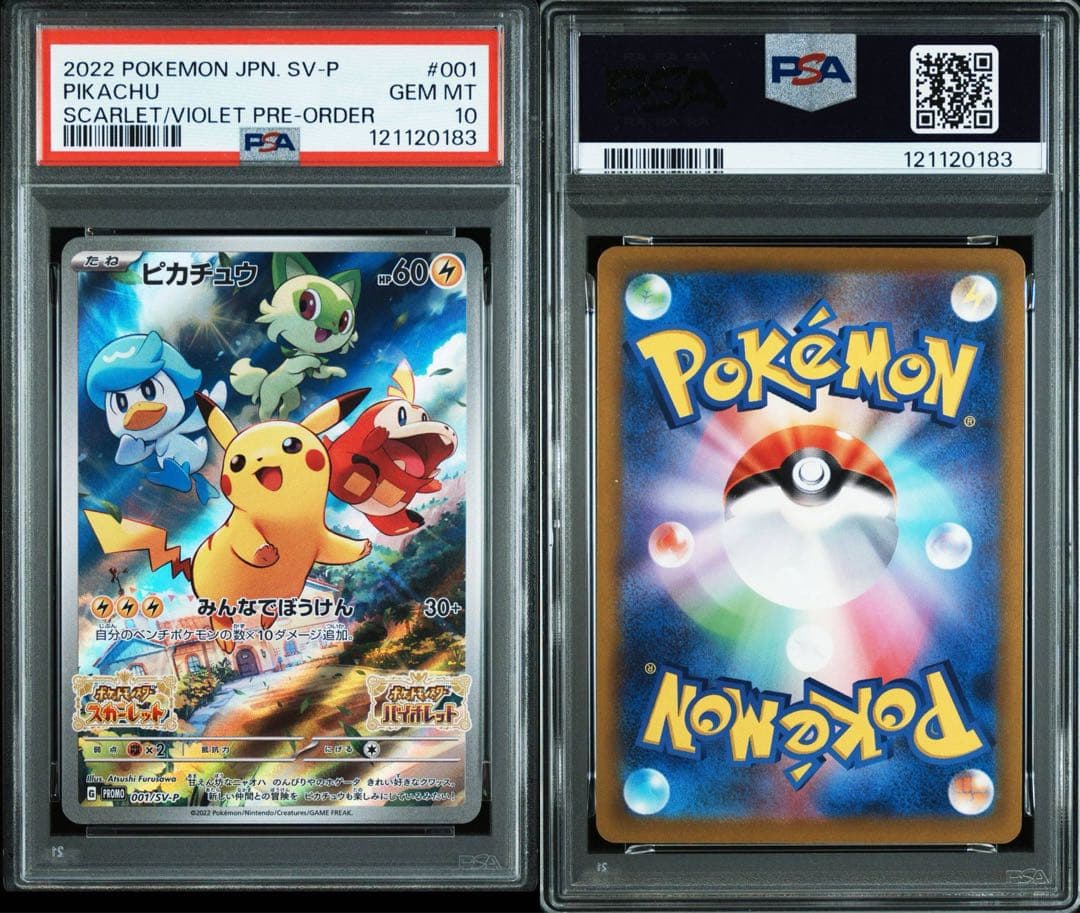 ピカチュウ　スカバイプロモ　PSA10 5枚