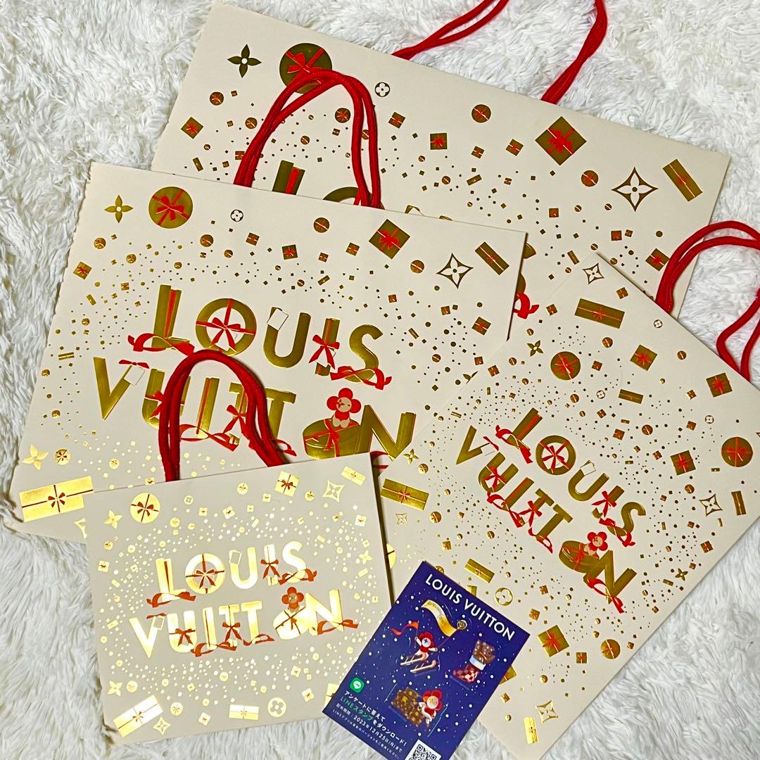 激レア！ルイヴィトン　クリスマス限定ショッパー&シール
