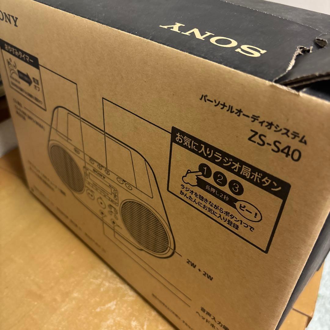 SONY ソニー パーソナルオーディオシステム　　ZS-S40