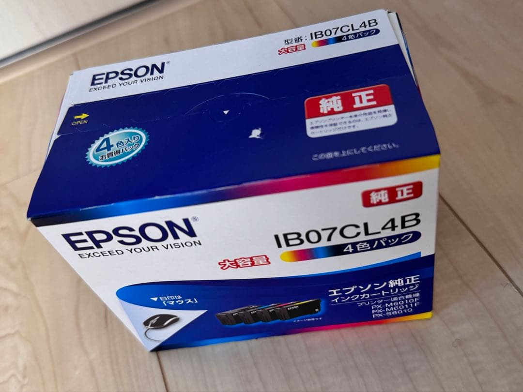 EPSON IB07CL4B インクカートリッジ 4色パック