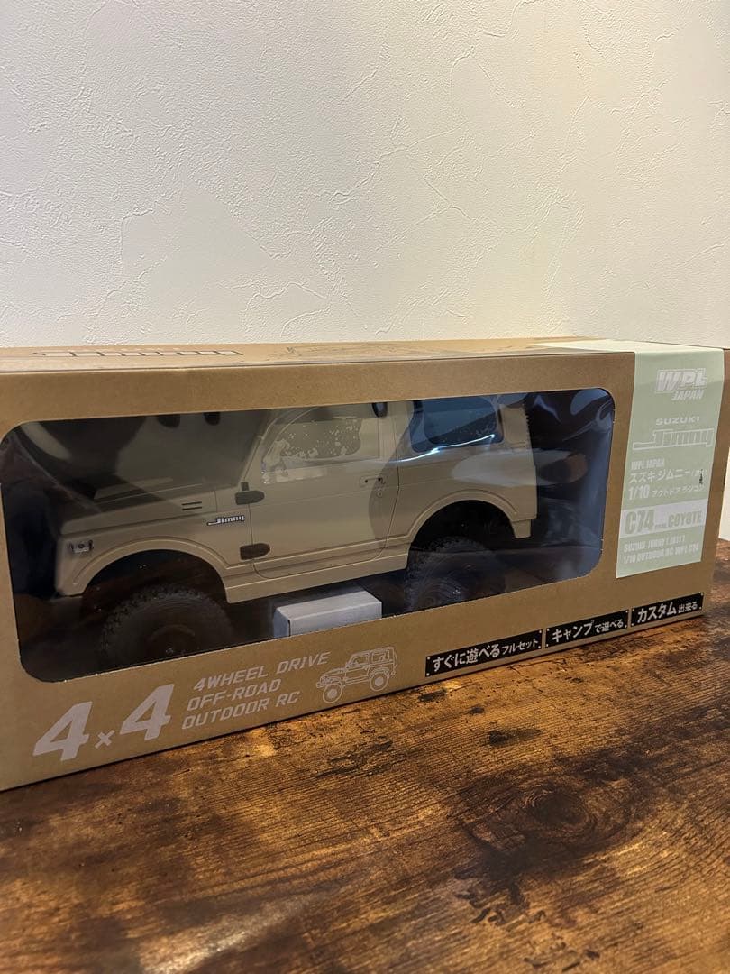 SUZUKI＊ジムニー1/10アウトドアラジコンC74/COYOTE未開封