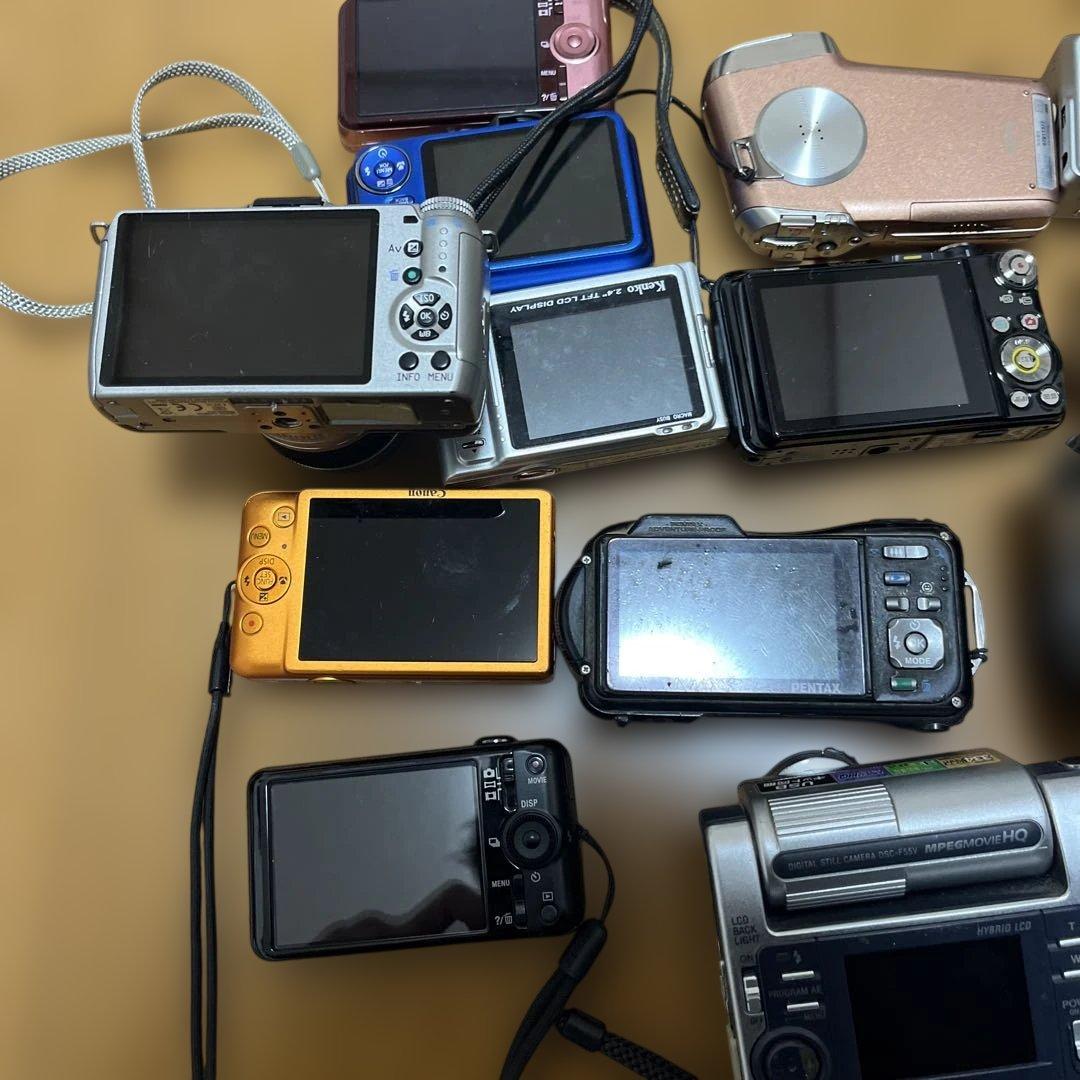 SONY PENTAX など　デジカメ18個まとめ売り ジャンク品