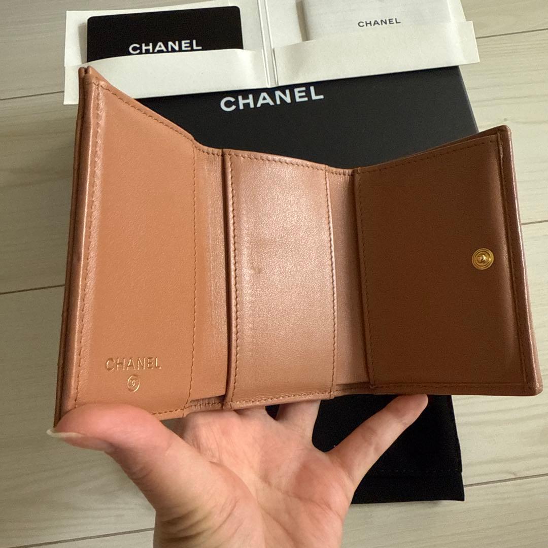 チョコマカロン様CHANEL 三つ折り財布