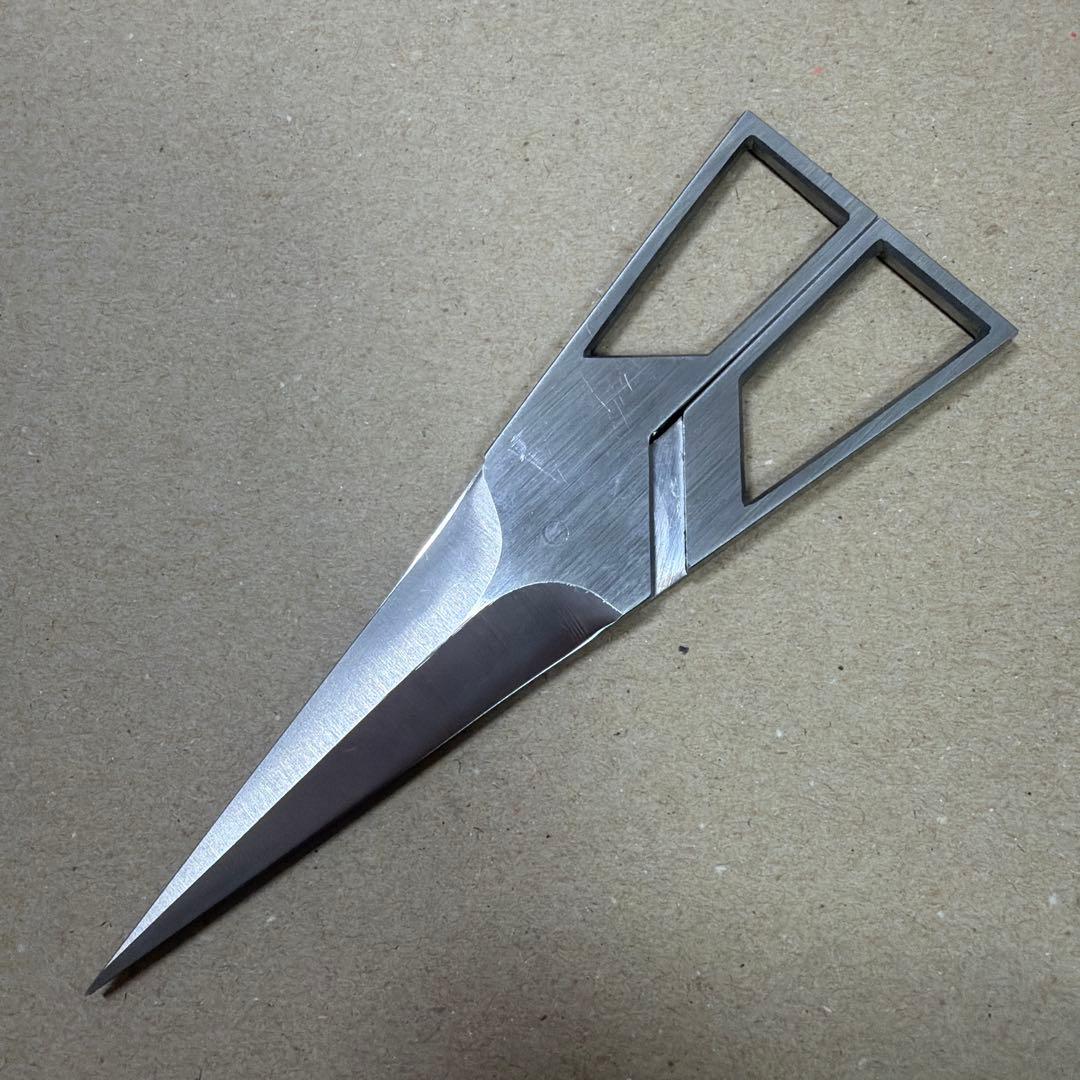 廃盤 ALLEX RAKUSHISYA 落柿舎 三角形 ハサミ 鋏 デザイン 箱