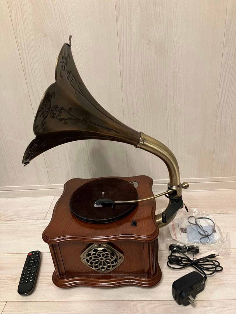 HOFEINZ Bluetoothスピーカー　蓄音機型　レコードプレーヤー