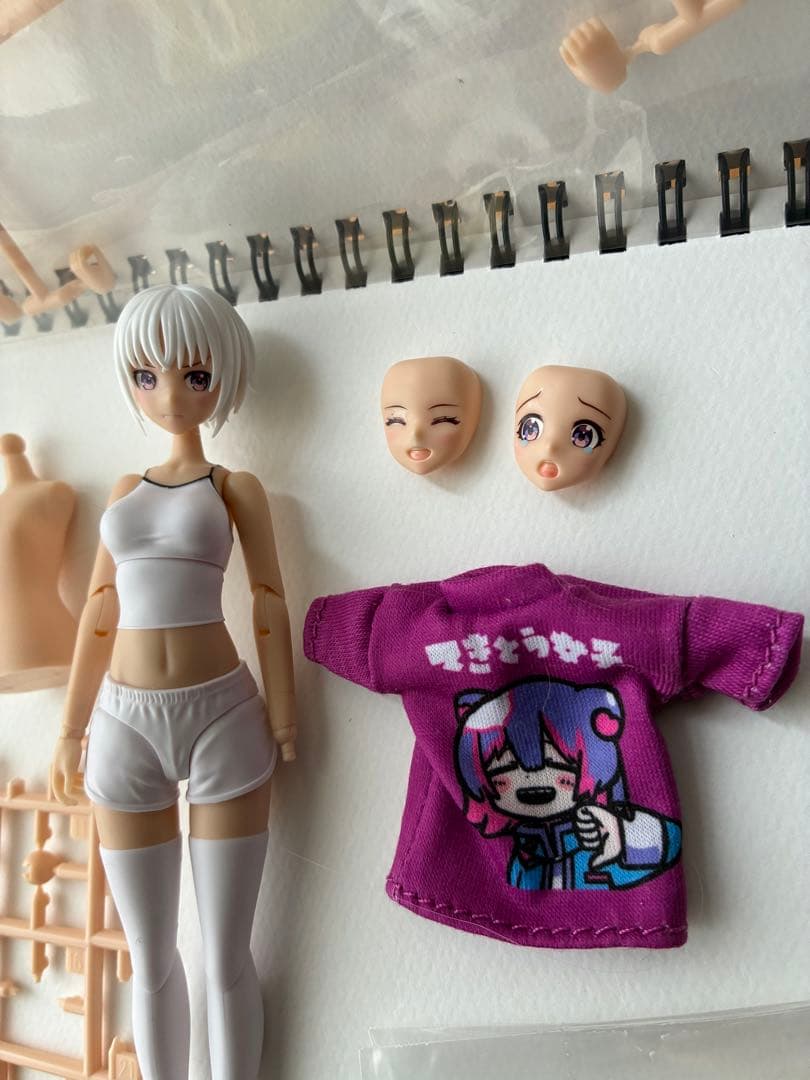 布スカート付き　コトブキヤ限定薬師寺久遠ベースの寄せ集めジャンク　創彩少女庭園