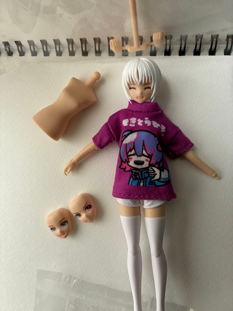 布スカート付き　コトブキヤ限定薬師寺久遠ベースの寄せ集めジャンク　創彩少女庭園