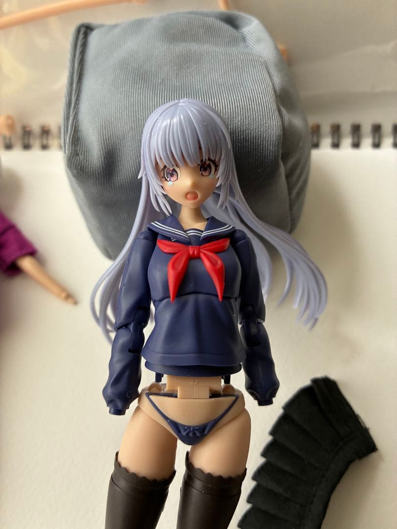 布スカート付き　コトブキヤ限定薬師寺久遠ベースの寄せ集めジャンク　創彩少女庭園