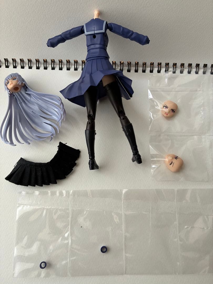 布スカート付き　コトブキヤ限定薬師寺久遠ベースの寄せ集めジャンク　創彩少女庭園