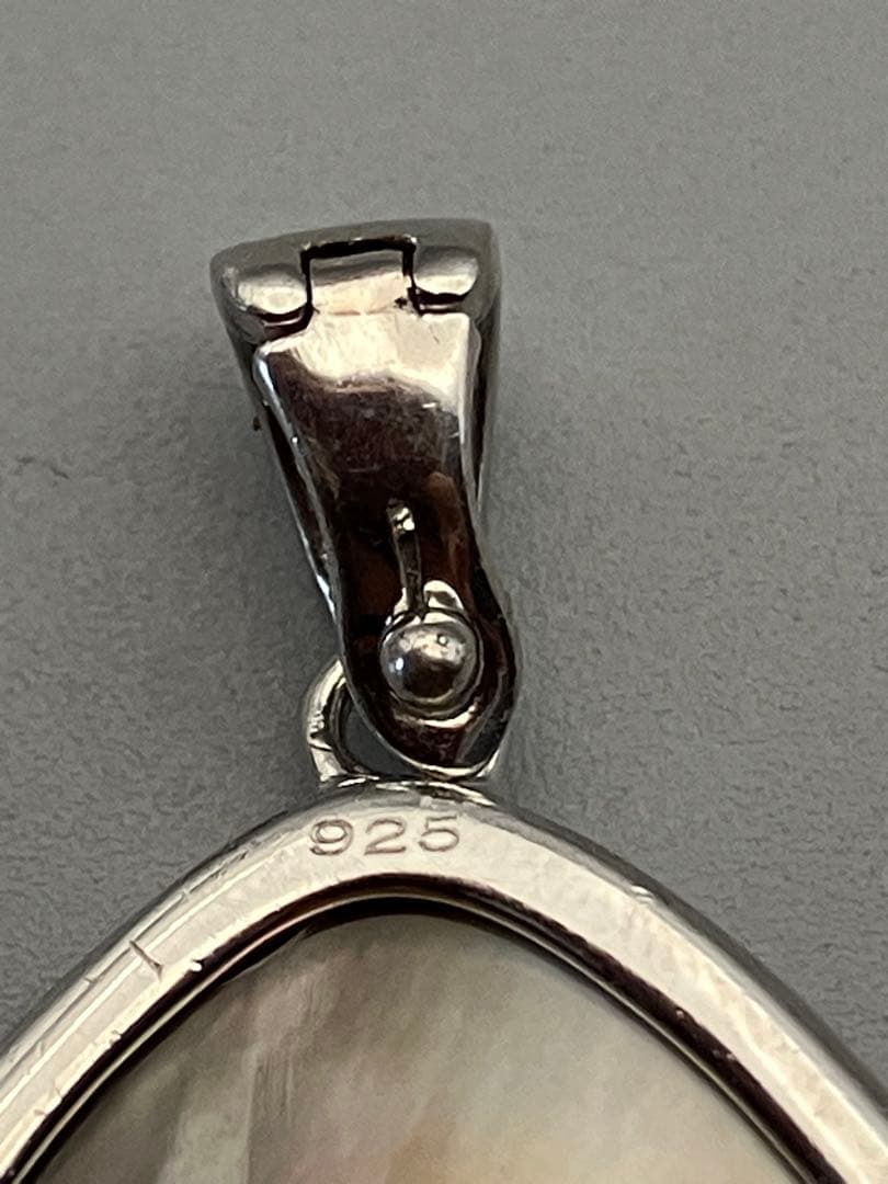 ミニー⭐️ 奄美大島産　マベパール　ペンダント　ネックレストップ　925