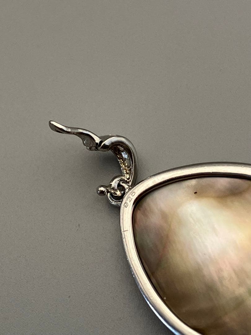 ミニー⭐️ 奄美大島産　マベパール　ペンダント　ネックレストップ　925