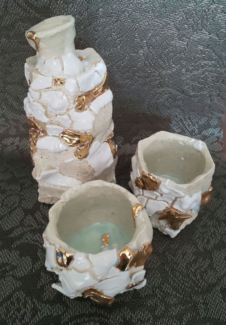 市川透さん ぐい呑 徳利 ３点