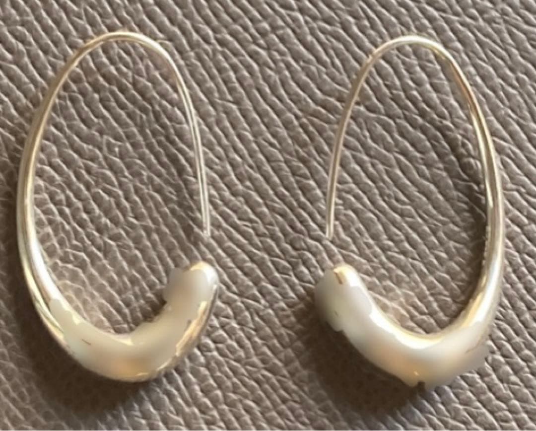 ジョージゼンセン　シルバーフープピアス