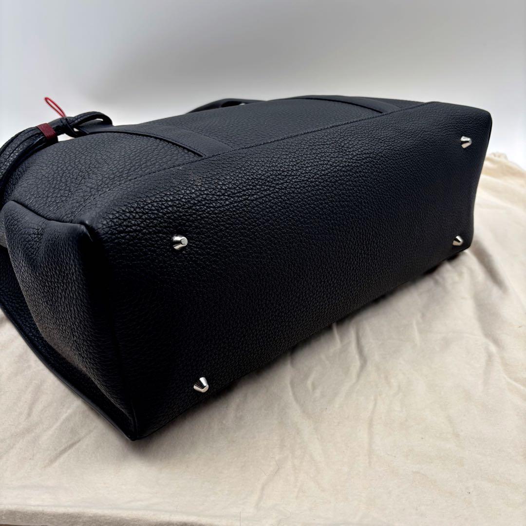 ✨未使用品✨　ACATE MESCOLARE トートバッグ　大容量　タッセル　紺