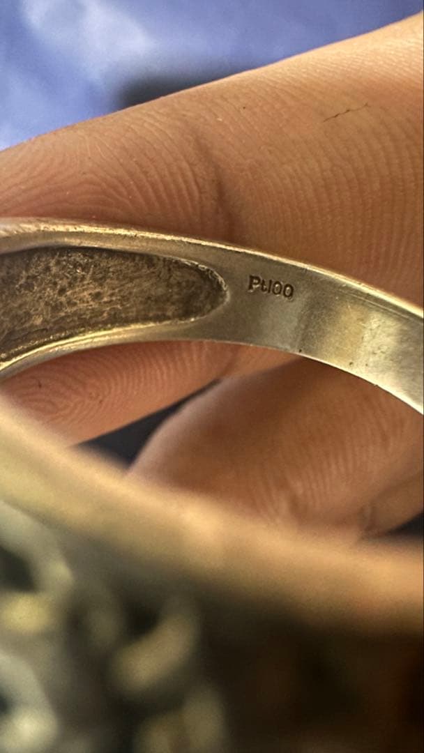pt100 装飾的なリング 約7.0g